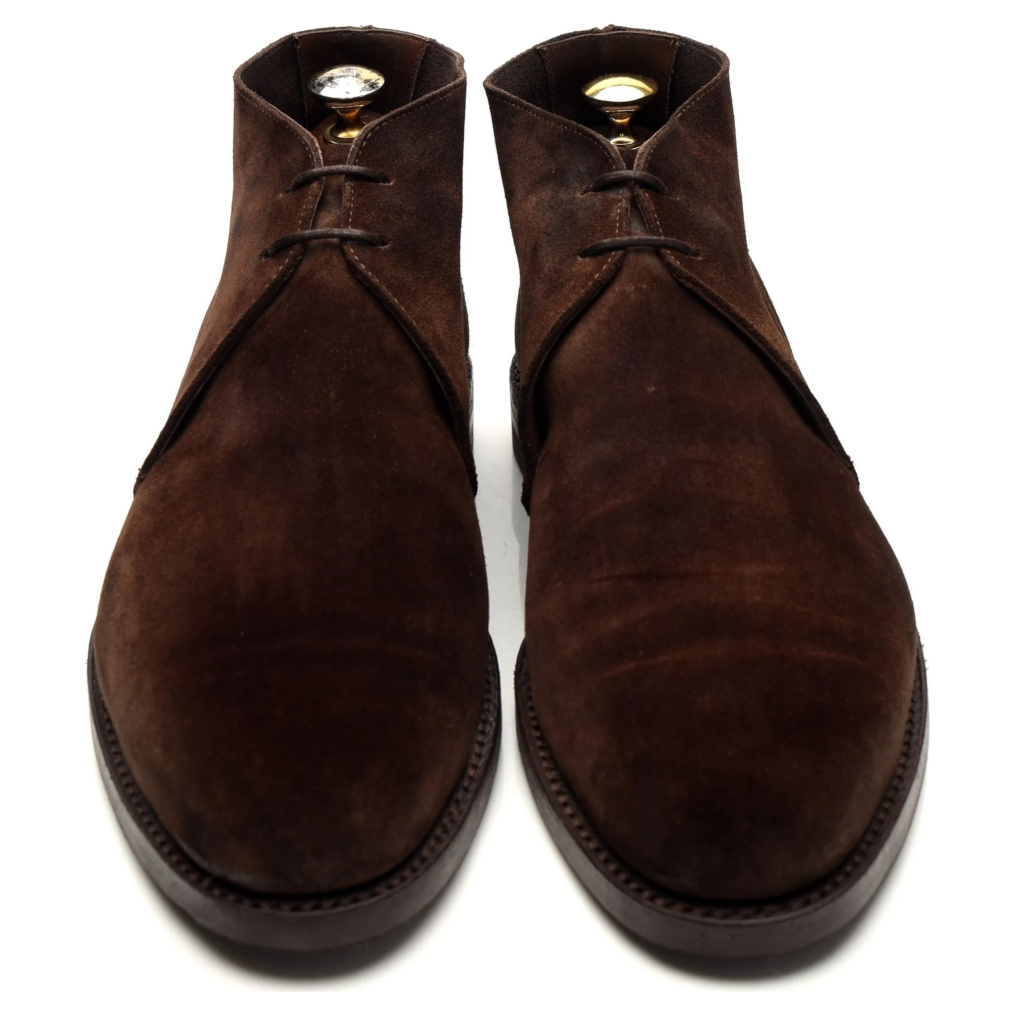 'Hartland 2' Dark Brown Suede Chukka Boots UK 9.5 E