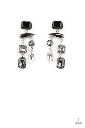 Hazard Pay - Silver Post Earring