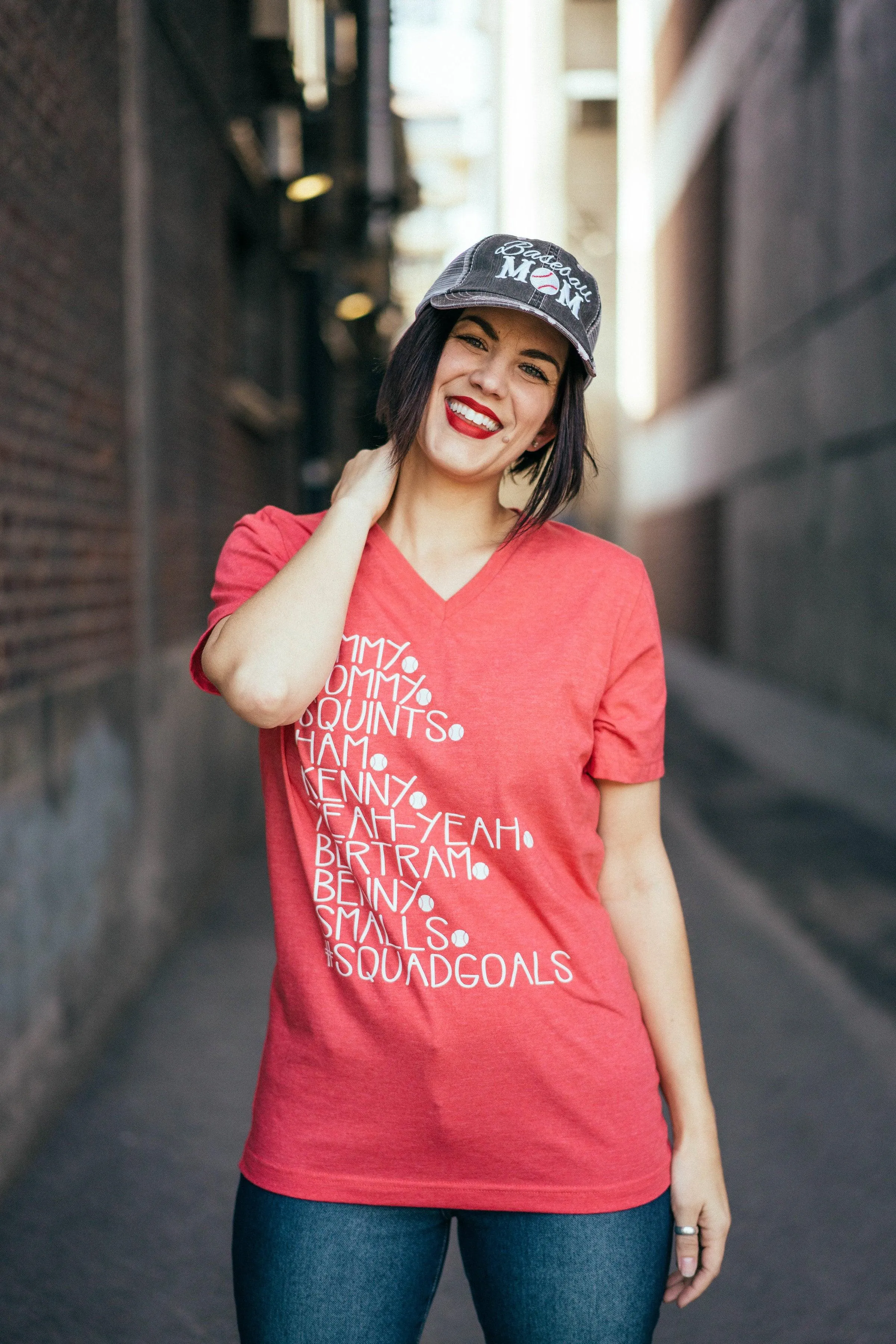 Hazel Blues® | #Squadgoals V-Neck Tee