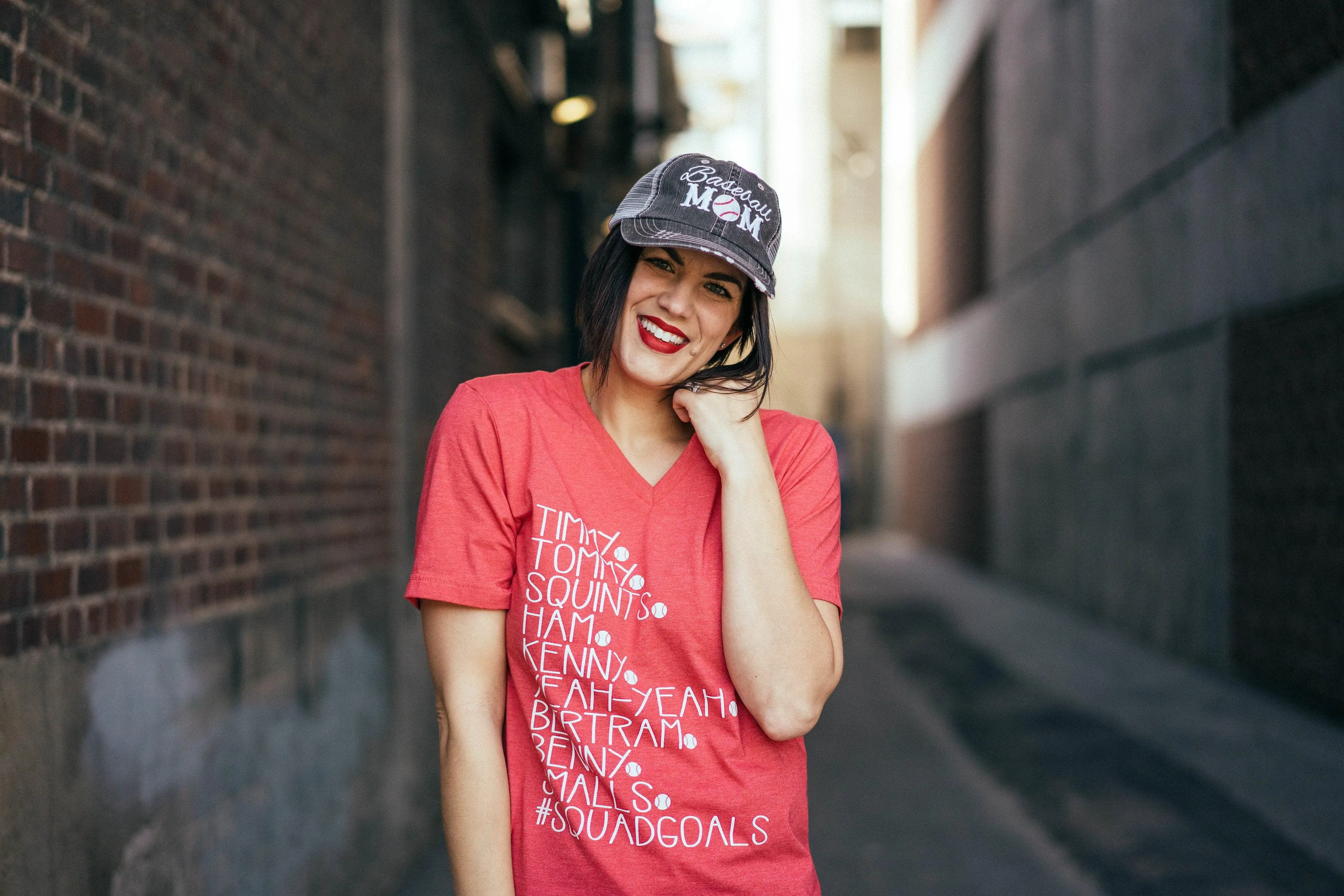 Hazel Blues® | #Squadgoals V-Neck Tee