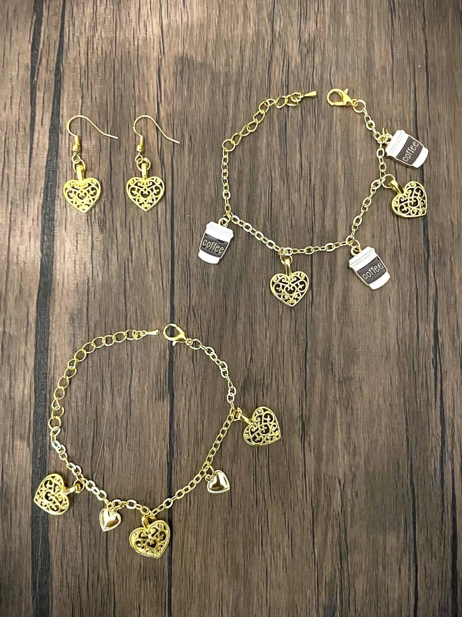Heart Charm Bracelet