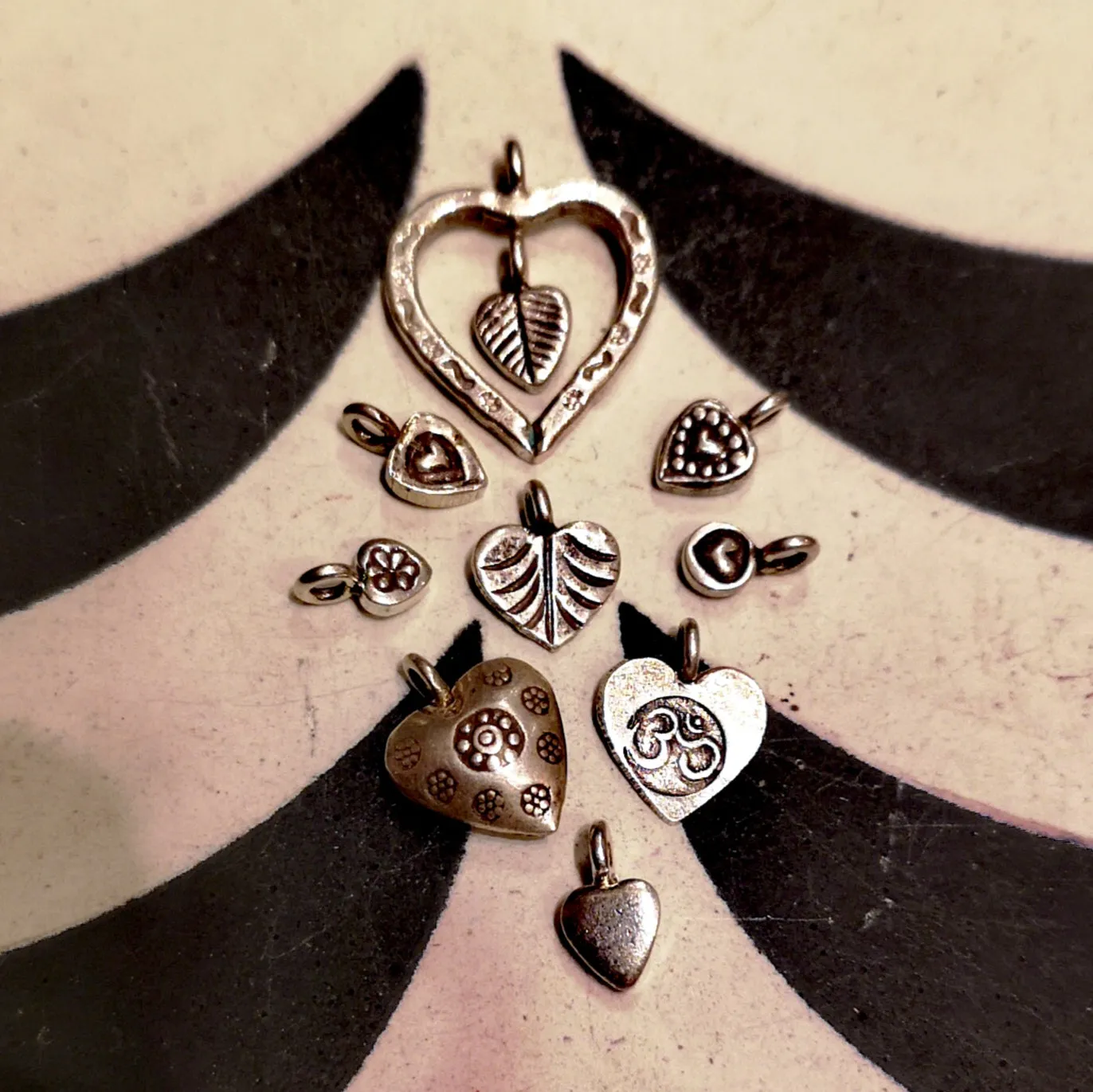 Heart Karen tribe charms