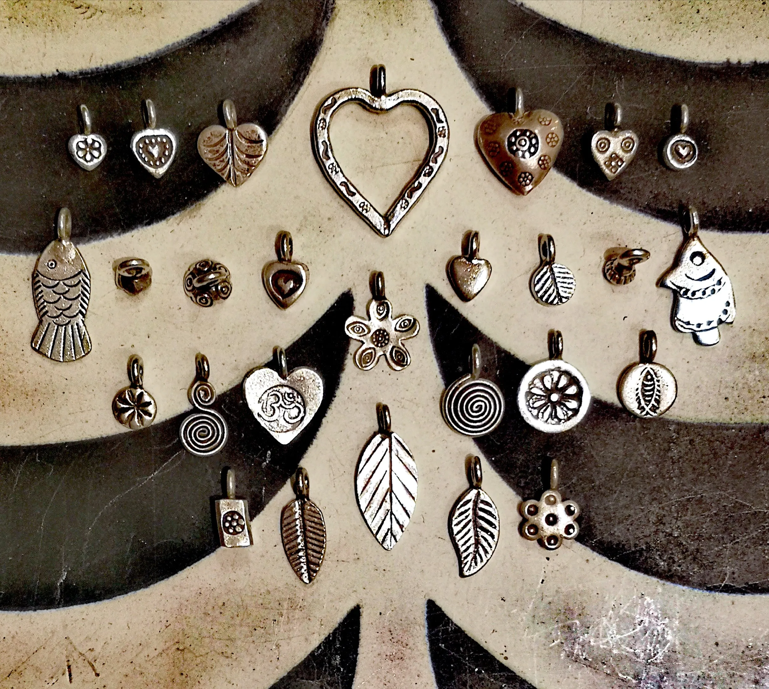 Heart Karen tribe charms