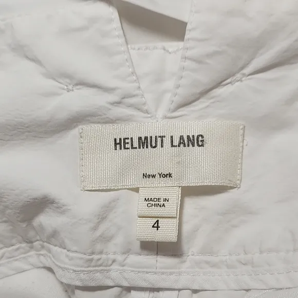 Helmet Lang High Rise Sailor Wide Waist Band Cuffed Short 4