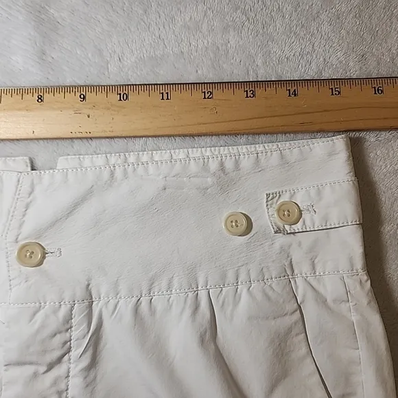 Helmet Lang High Rise Sailor Wide Waist Band Cuffed Short 4