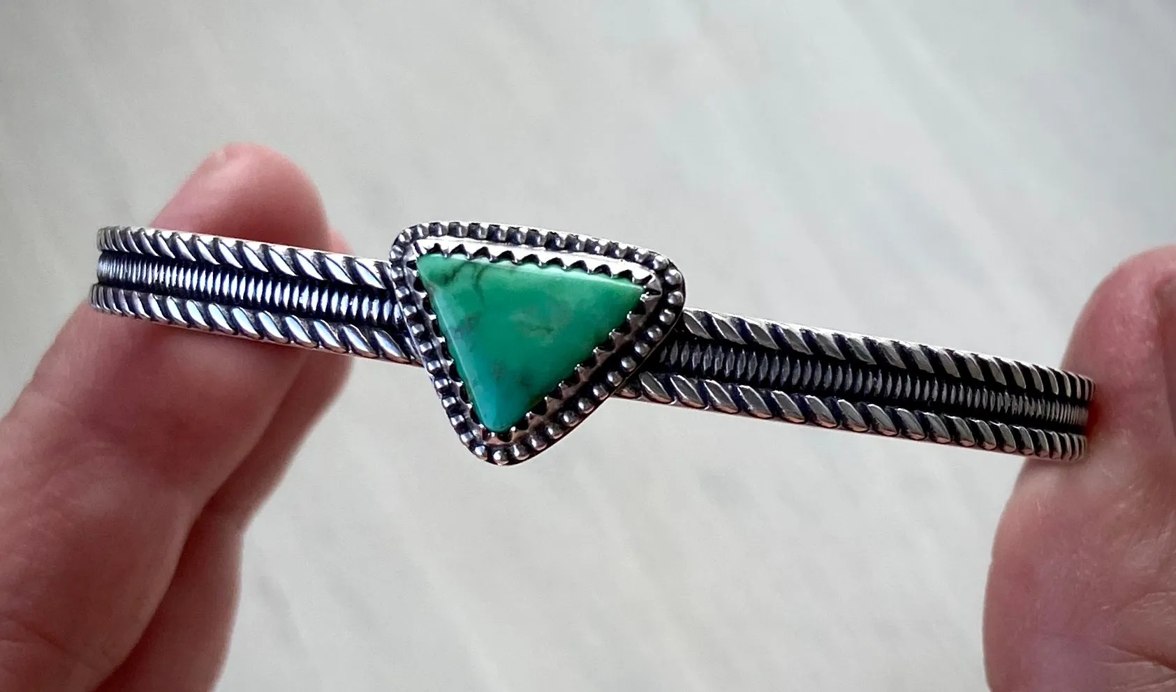 High Grade Green Turquoise Stackers