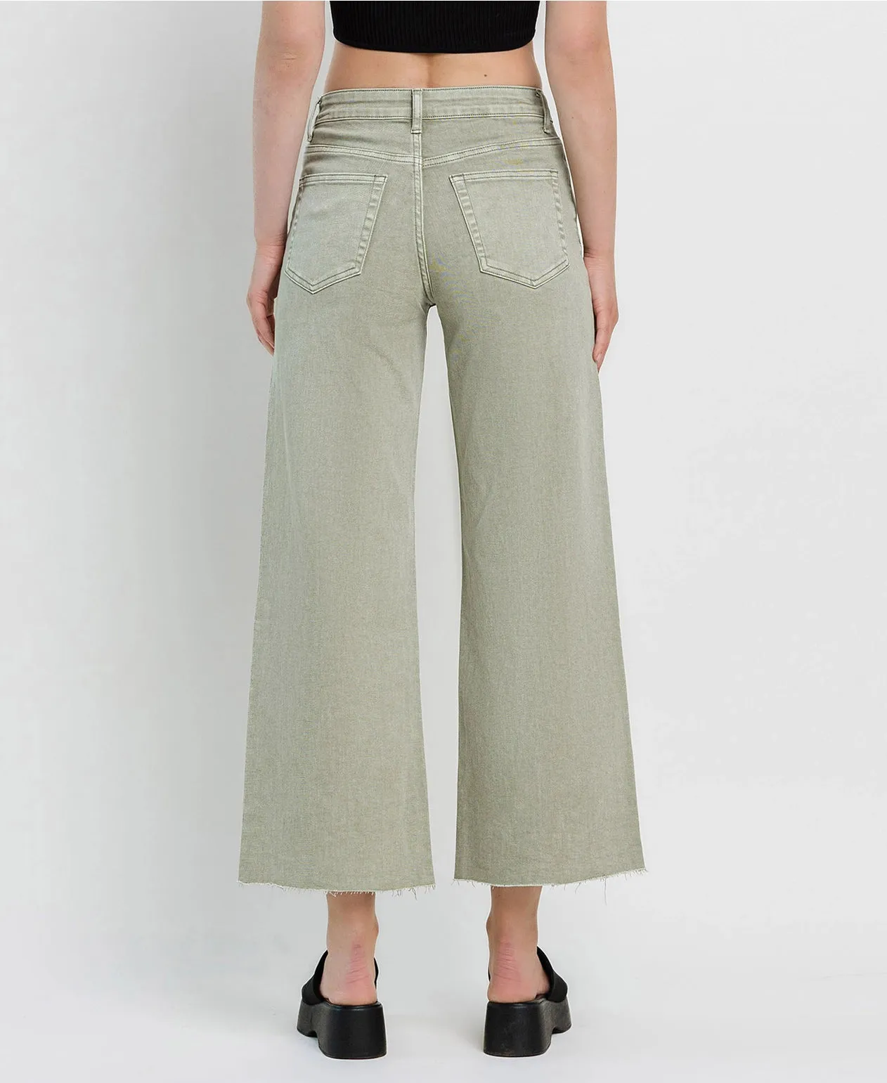 High Rise Wide Leg Jeans