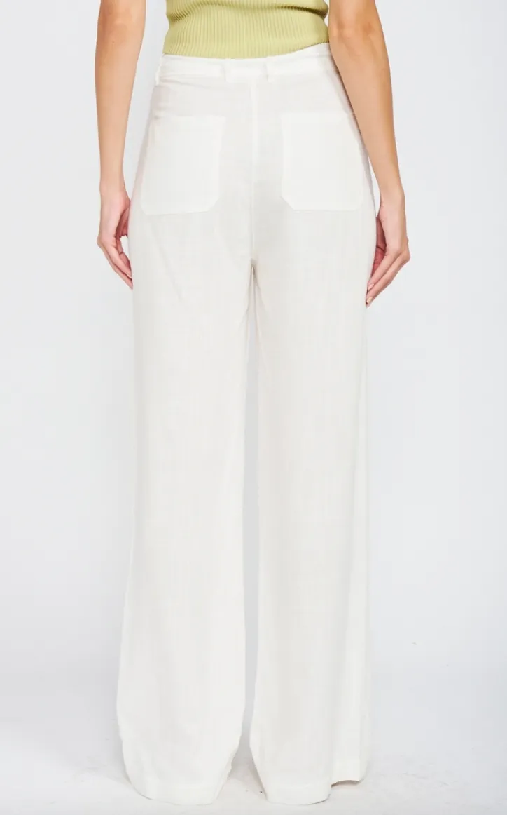 High Rise Wide Leg Pant