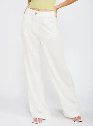 High Rise Wide Leg Pant
