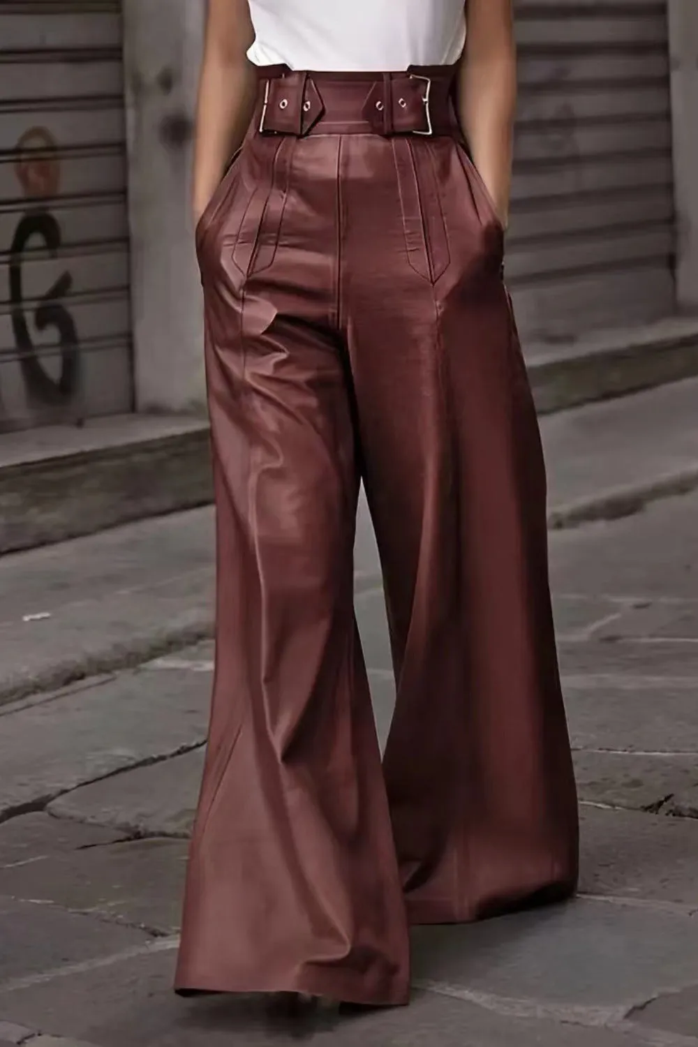 High Waist Wide Flare Pants – Chic & Flattering Fit
