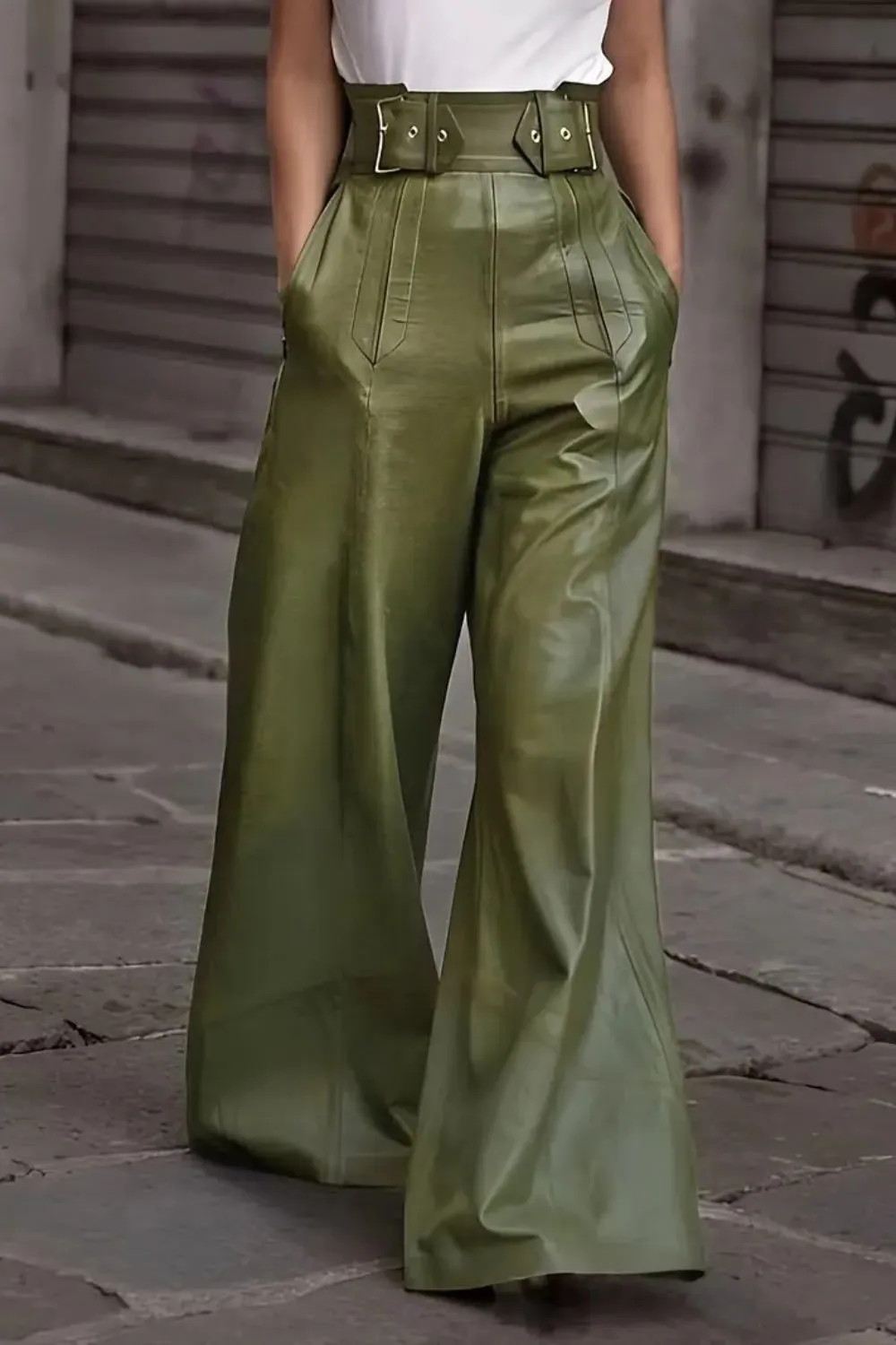 High Waist Wide Flare Pants – Chic & Flattering Fit