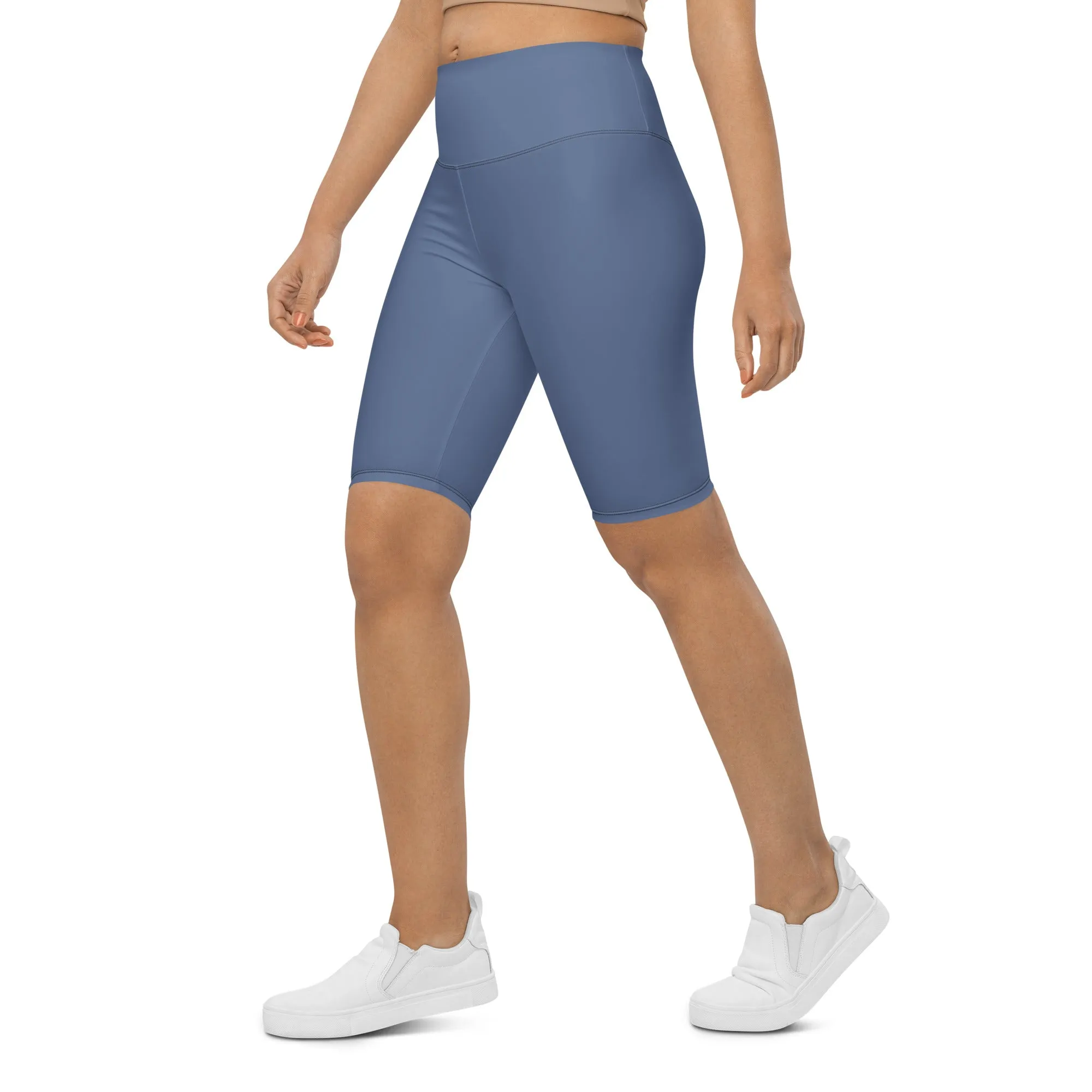 HIGH-WAISTED BIKER SHORT WITH POCKET