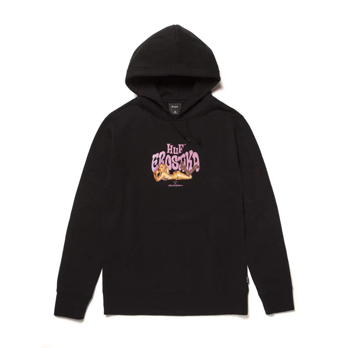 Huf Men Rjb Erostika Pullover Hoodie Black PF00374-BLK