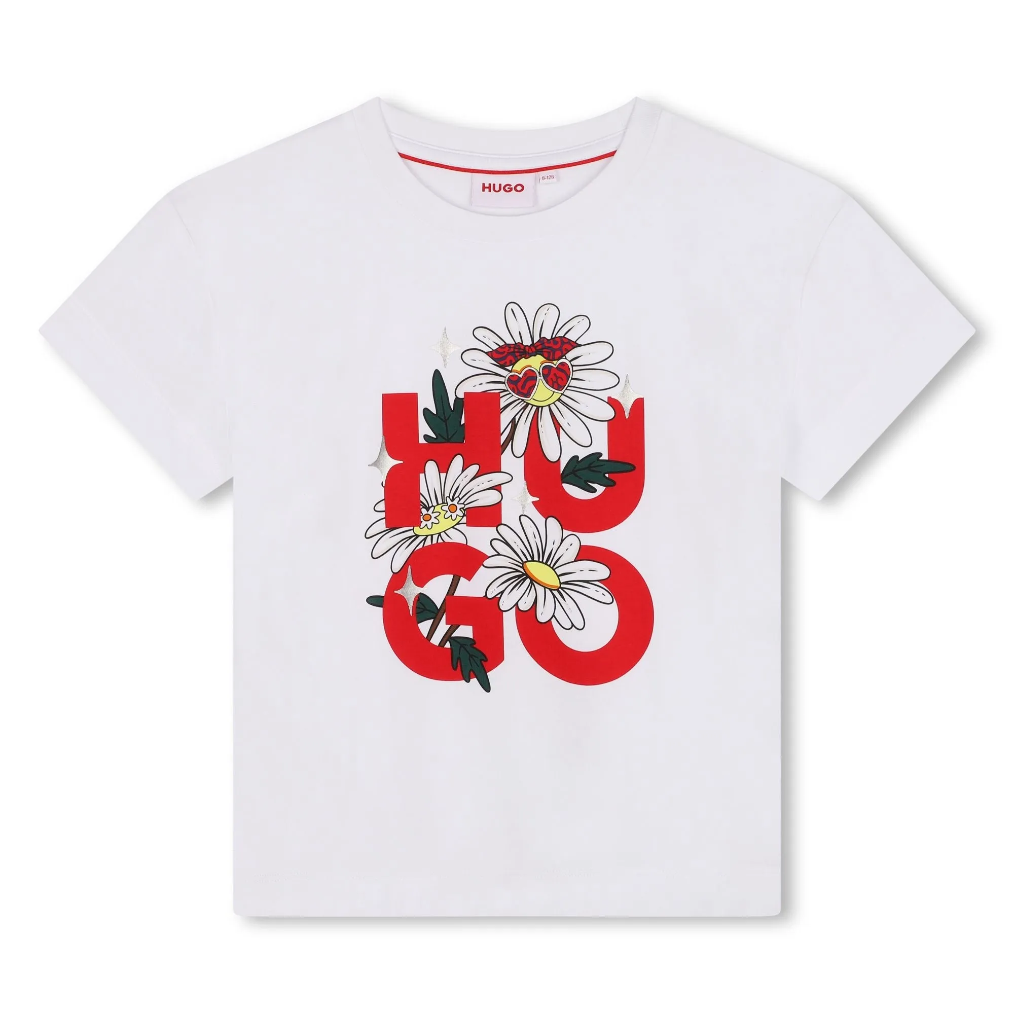 Hugo Flower Logo T-Shirt