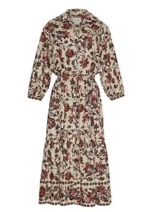 Hutton Dress (Turtledove Alexandria Floral)