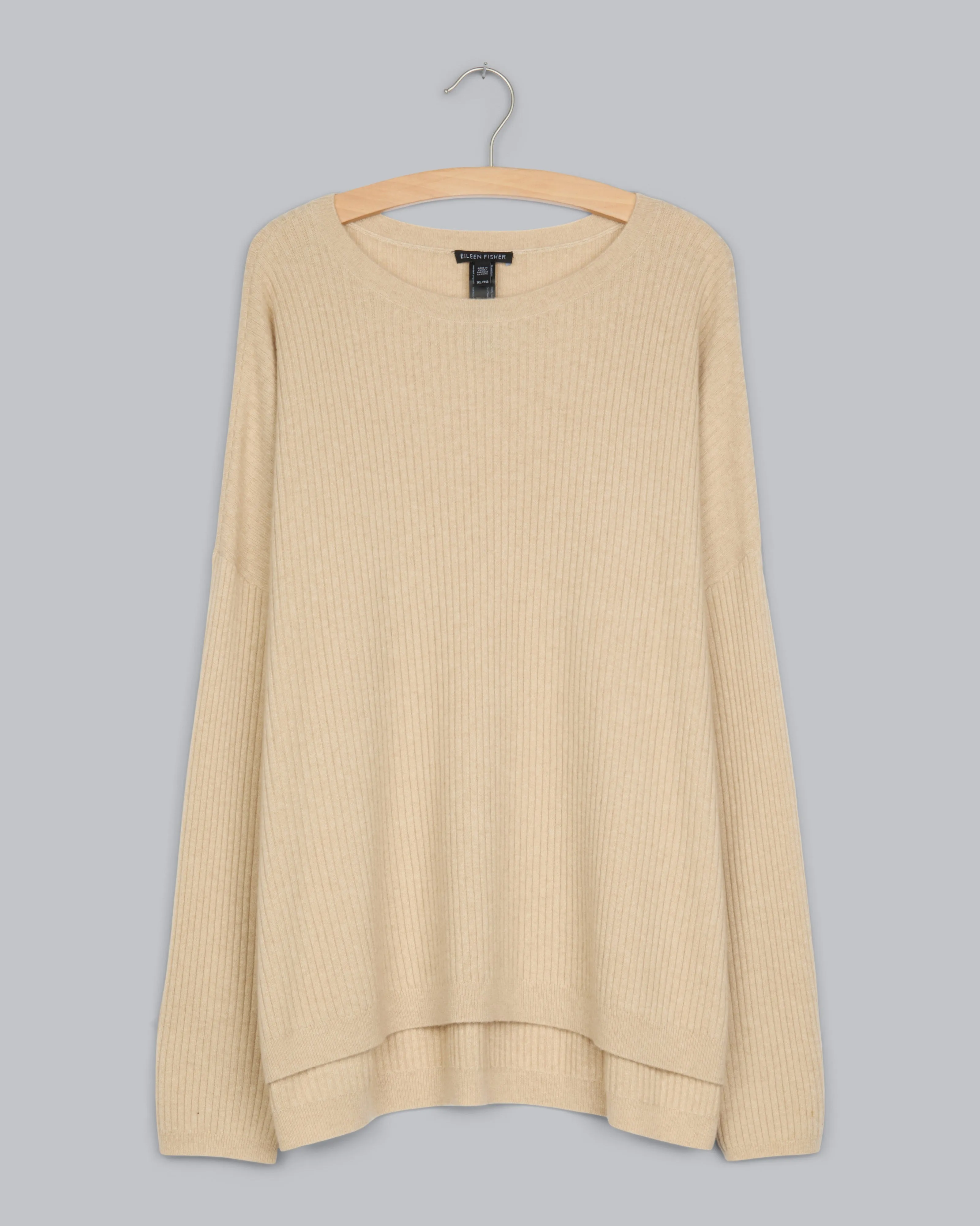 Hw Rib Cashmere Pullover
