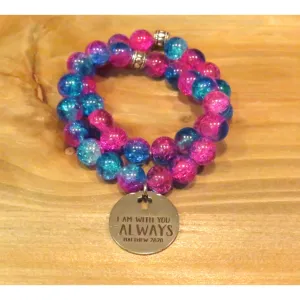 I Am With You Charm Bracelet