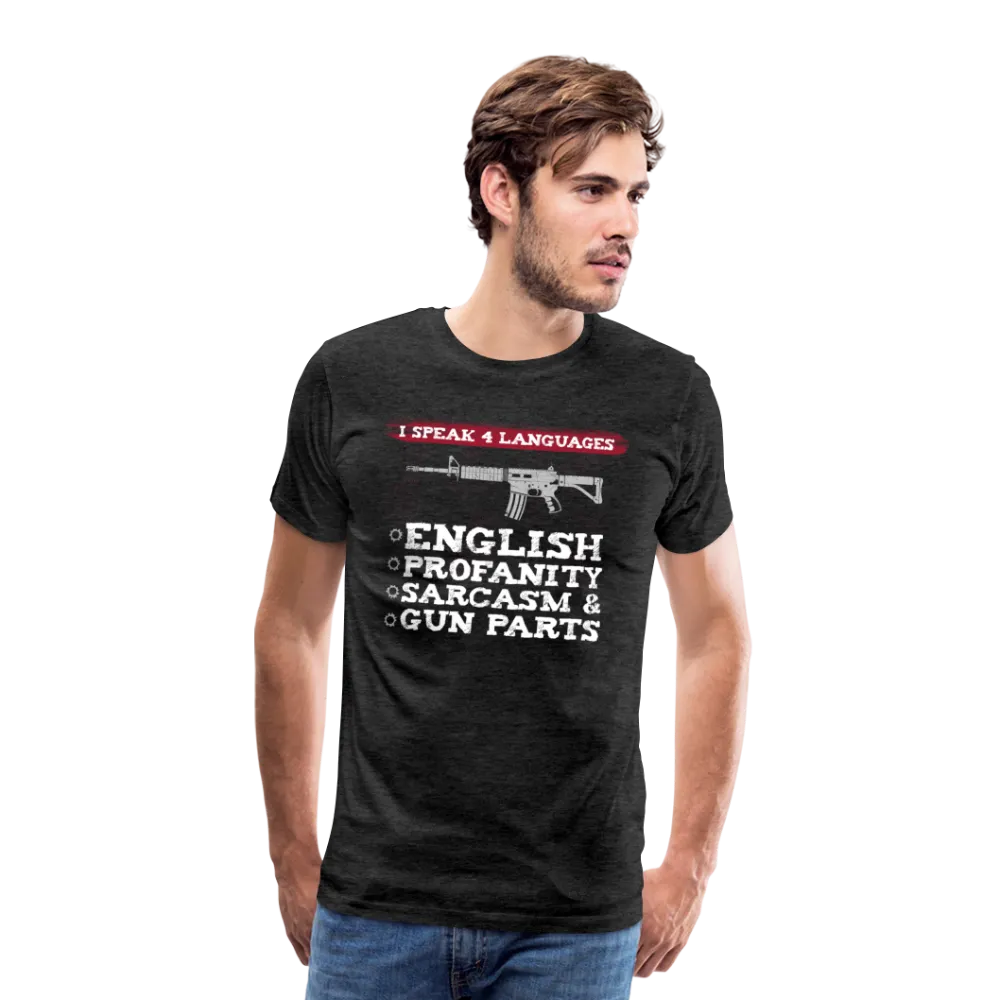 I Speak Four Languages Men's Premium T-Shirt (CK4133)