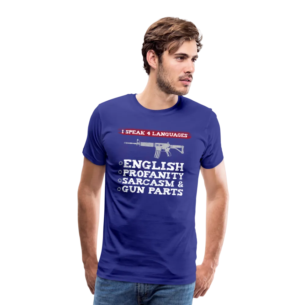 I Speak Four Languages Men's Premium T-Shirt (CK4133)