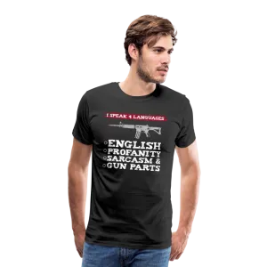 I Speak Four Languages Men's Premium T-Shirt (CK4133)