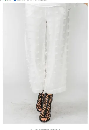 IC Collection 4698P 1PC Straight Leg Pants 100% POLYESTER