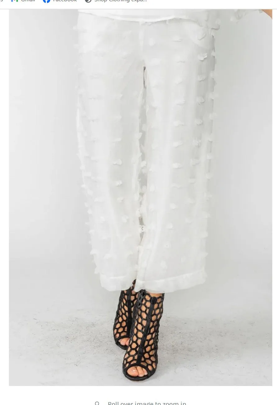 IC Collection 4698P 1PC Straight Leg Pants 100% POLYESTER