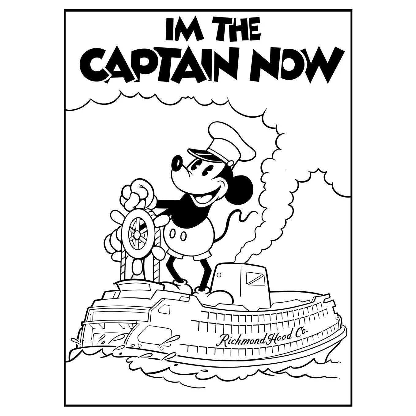 I’m The Captain Now T - Youth Orange