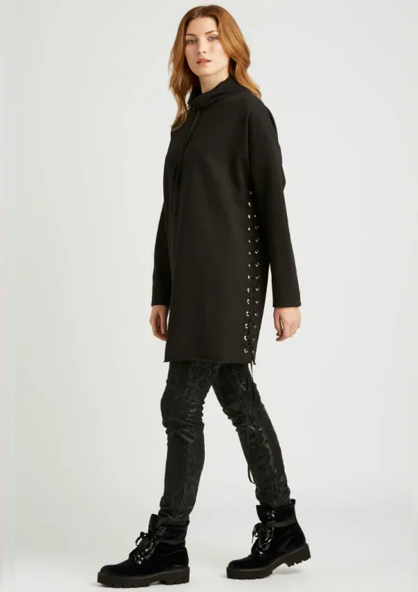 Indigenous Cocoon Lace Up Tunic Final Sale