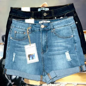 Indigo Rein 2 Shorts HighRise shorts size 9 with free beach bag