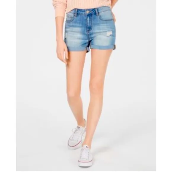 Indigo Rein 2 Shorts HighRise shorts size 9 with free beach bag