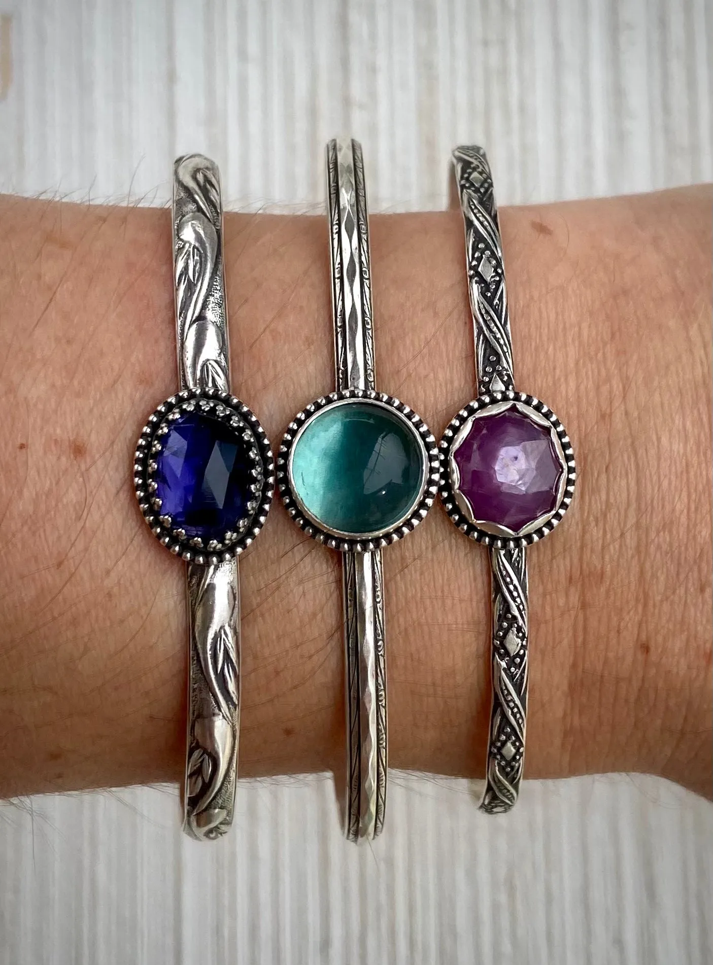 Iolite Stacker Cuff