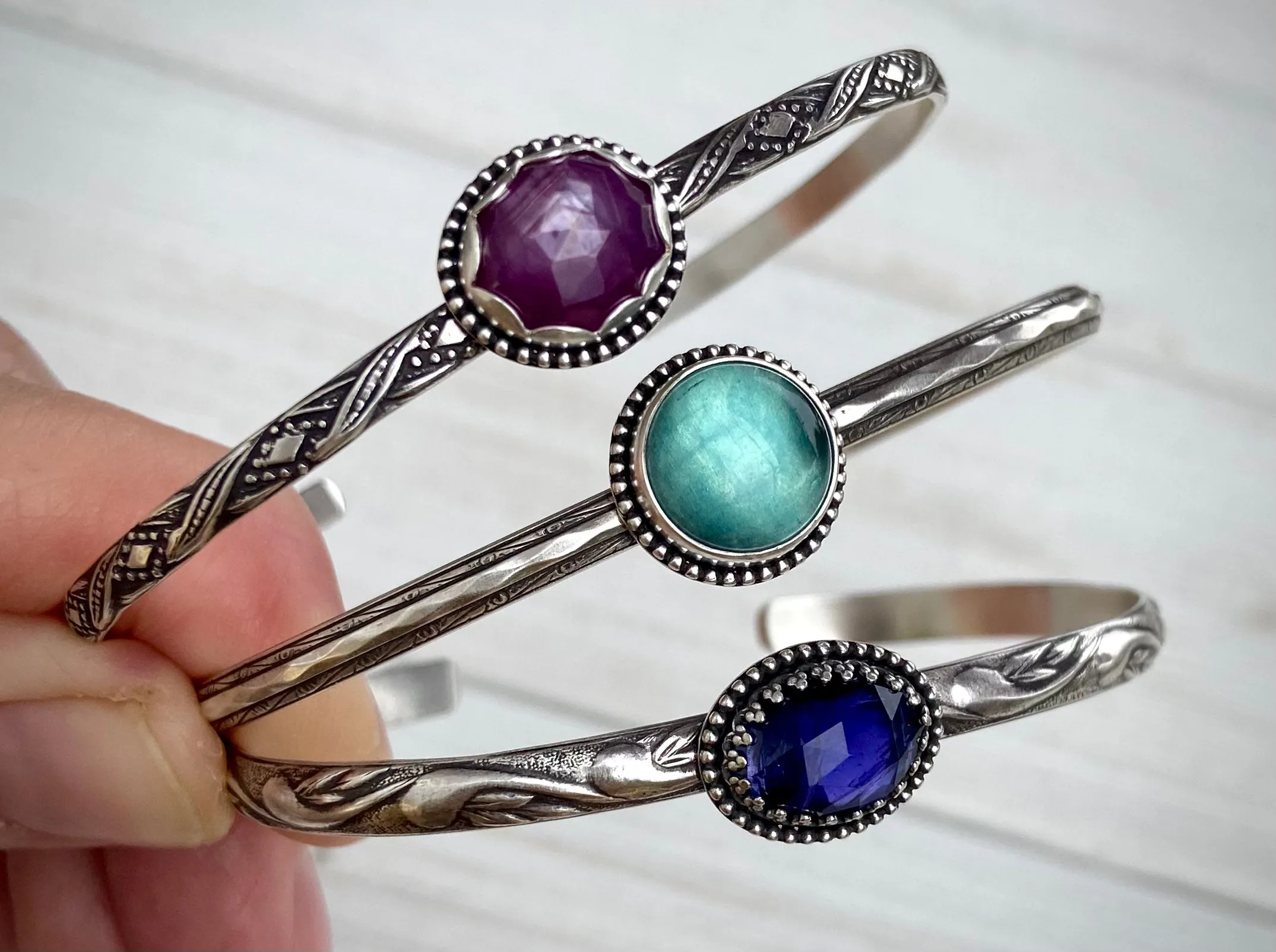 Iolite Stacker Cuff