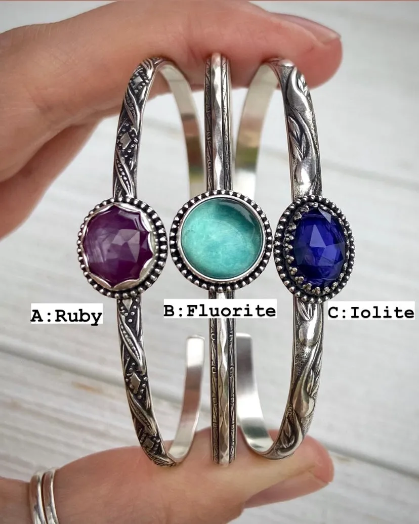 Iolite Stacker Cuff