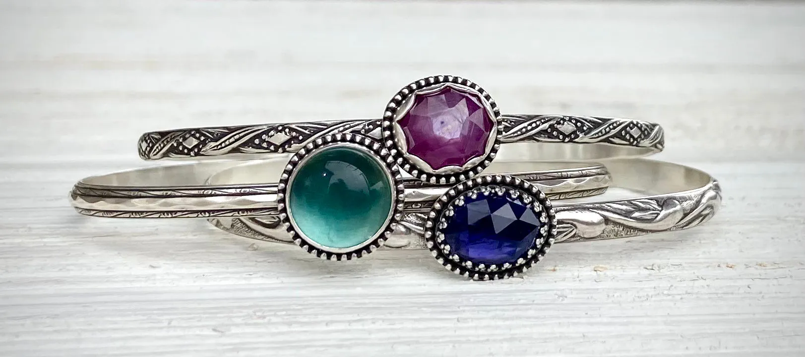 Iolite Stacker Cuff