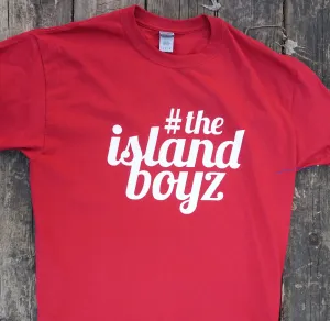 Island Boyz T-Shirt Cardinal Red with White Logo