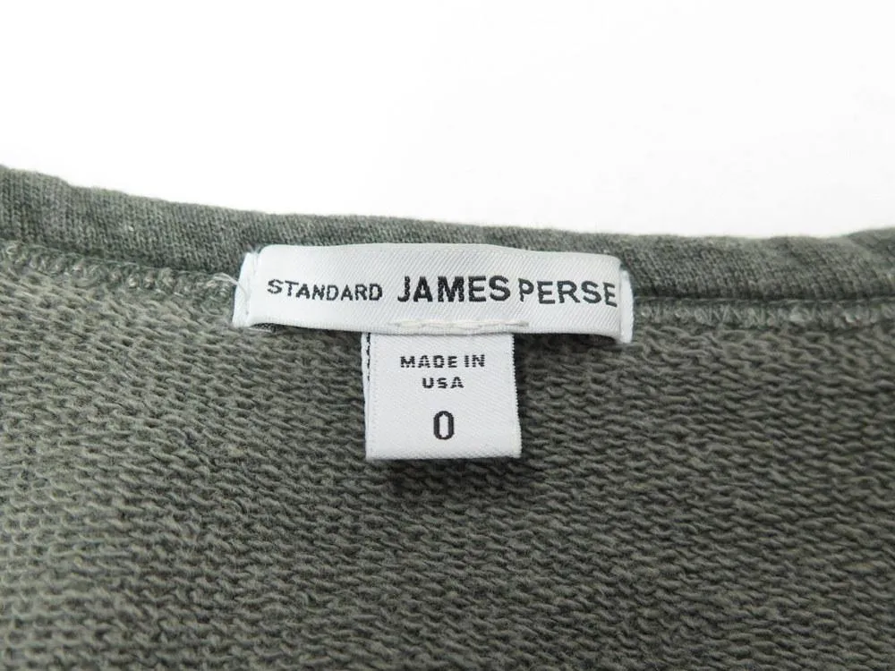 James Perse Women's Sweater: Green Cotton Blend Size 0, Pre-owned