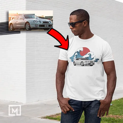 Japanese Cars | Custom Print for Men | Fitted T-shirt