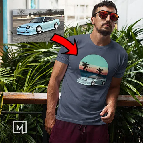 Japanese Cars | Custom Print for Men | Fitted T-shirt