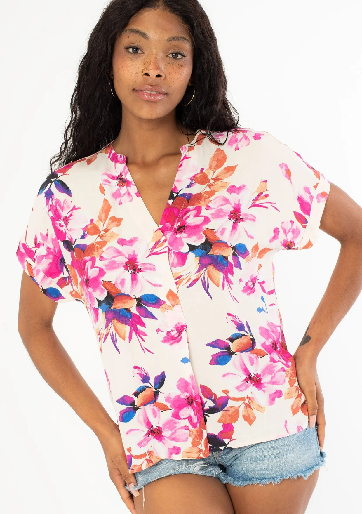 Jenelle Floral Top
