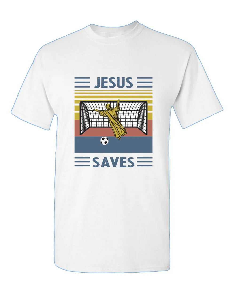 Jesus Saves T-shirt Jesus Goalee T-shirt