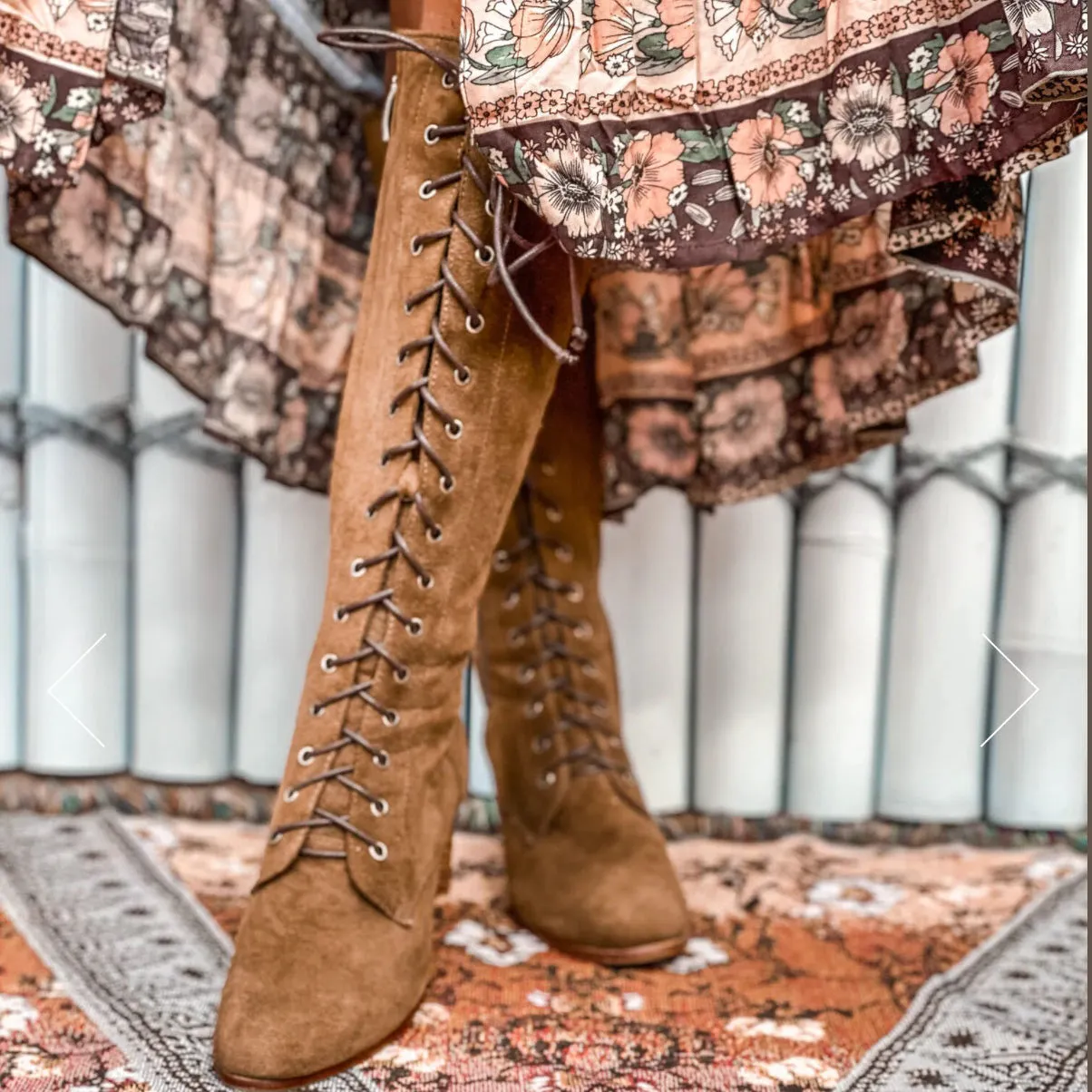 Joplin Boots Chocolate Suede
