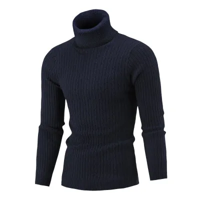 Jumper Turtleneck Jacquard Sweater