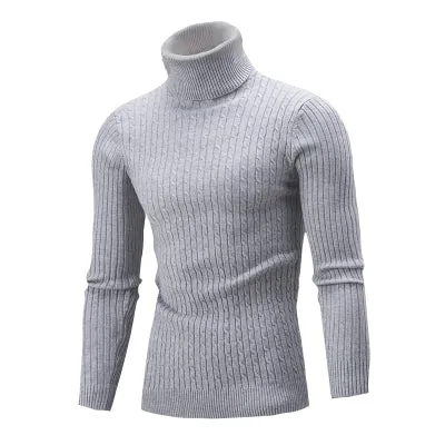 Jumper Turtleneck Jacquard Sweater