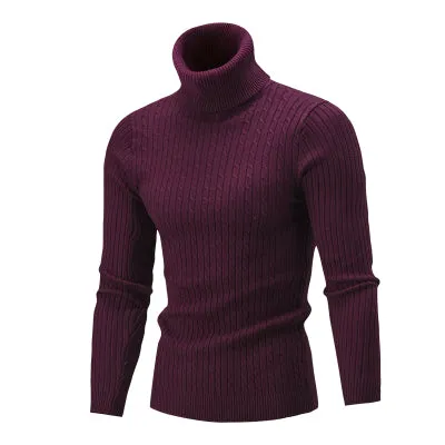 Jumper Turtleneck Jacquard Sweater