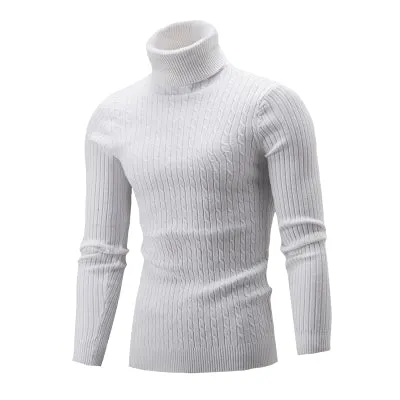 Jumper Turtleneck Jacquard Sweater