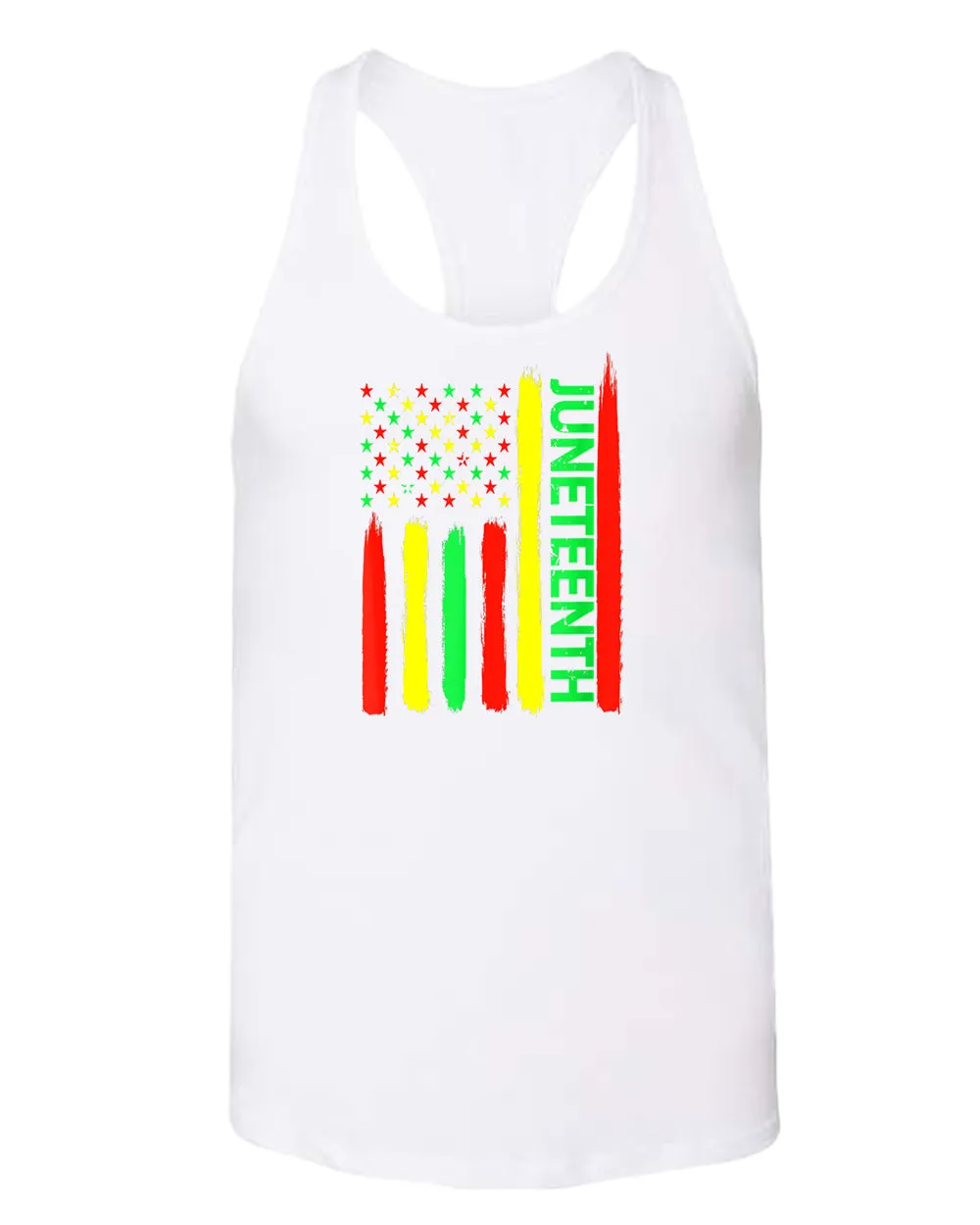 Juneteenth American flag tank top