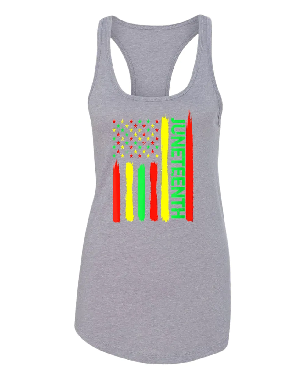Juneteenth American flag tank top