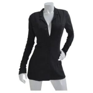 Karl Lagerfeld Black Shirt Dress circa 1990's