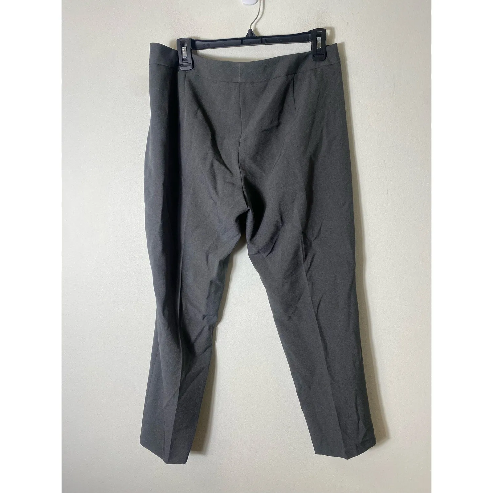 Kasper Grey Straight Leg Pants Sz 10 P