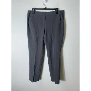 Kasper Grey Straight Leg Pants Sz 10 P